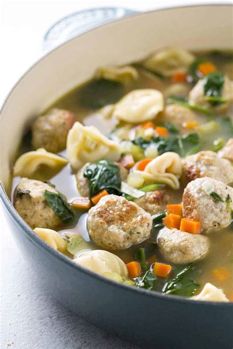 Italian Wedding Soup with Turkey Meatballs - Jessica Gavin