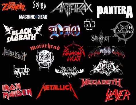 Heavy Metal Band Logos Metal Fan, Heavy Metal Rock, Heavy Metal Music ...