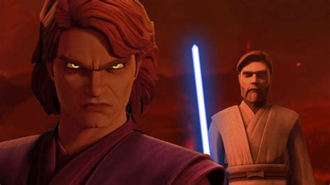 Anakin Skywalker Vs Obi Wan Kenobi Clone Wars