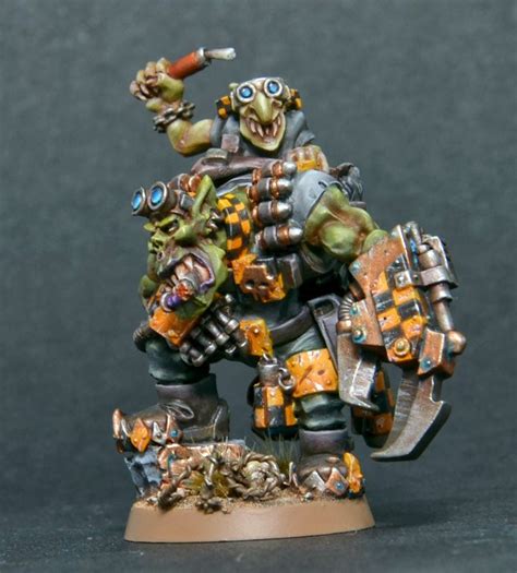 Ork Kommandos Nob - finished paintjob | Warhammer 40k miniatures ...