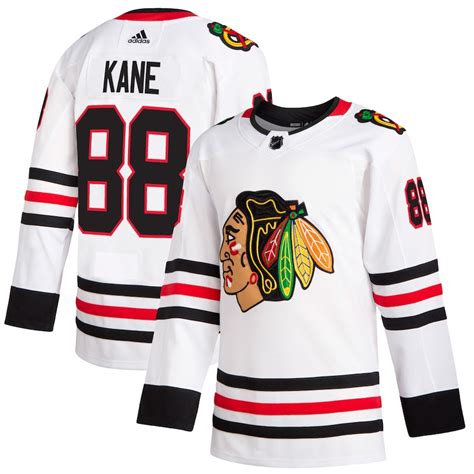 Men's Chicago Blackhawks Patrick Kane adidas White Away Authentic ...