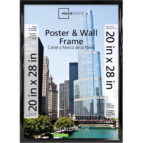 Mainstays 20x28 Trendsetter Poster and Picture Frame, Black - Walmart ...