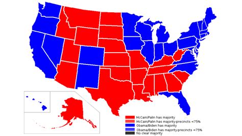 United States Political Map USA