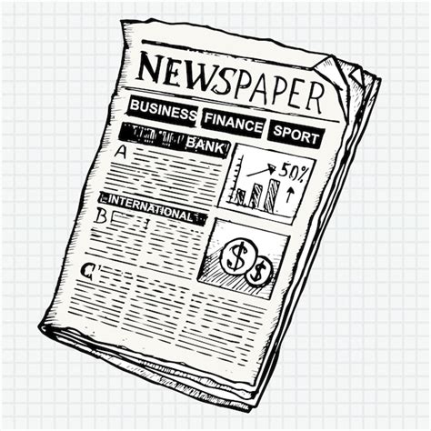 Newspaper outline Vectors & Illustrations for Free Download | Freepik