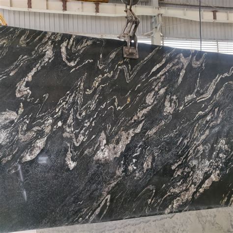 Cosmic Black Granite Polished Granite Slabs