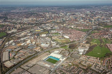 ELLAND ROAD AERIAL PHOTO LEEDS UNITED UTD CHOOSE PRINT SIZE STADIUM 2 ...