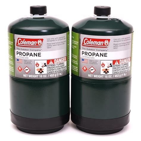 Coleman 2-Pack 1-Pound Refillable Propane Tanks