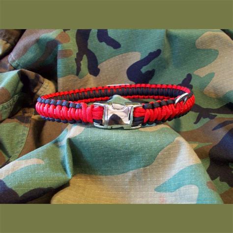 Paracord Dog Collar | Paracord Paul Bracelets and Military Dog Tag Gear