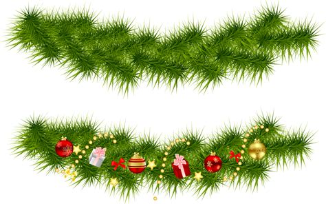 Garland clipart transparent background christmas, Garland transparent ...