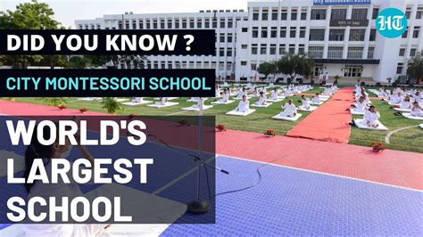 World's Largest School - City Montessori School | Did You Know - YouTube