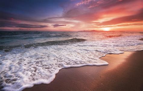 Sunset Beach Seascape Wallpapers - Wallpaper Cave