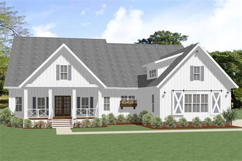 Plan 46385LA: Exclusive New American Ranch Home Plan | Ranch house ...