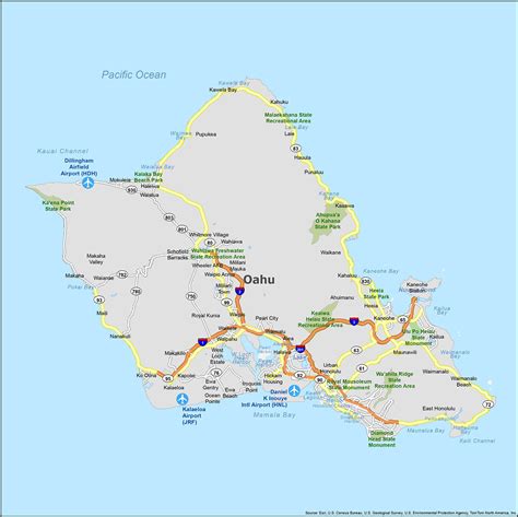 Map Of Kapolei Hawaii - Xenia Karoline