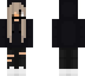 Black Hoodie Girl | Minecraft Skins