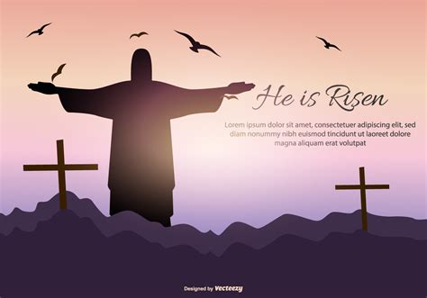 Jesus Resurrection Vector Art, Icons, and Graphics for Free Download