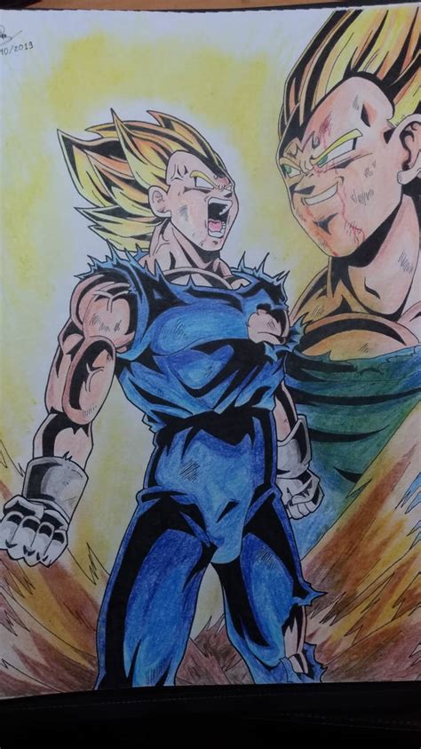 Majin Vegeta's Sacrifice by Fiernaz on DeviantArt