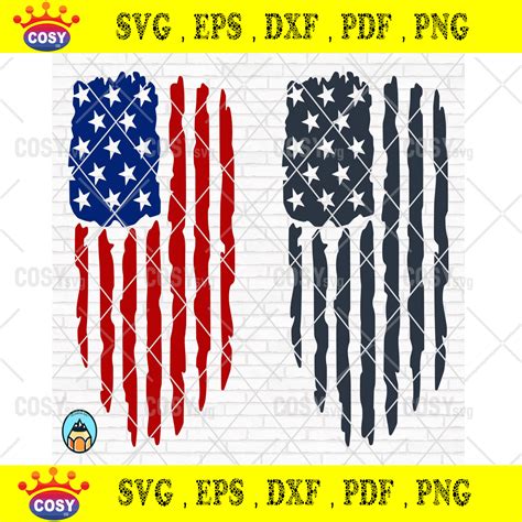 Distressed Flag Svg American Flag Svg, 4th July Svg, Grunge Flag Svg