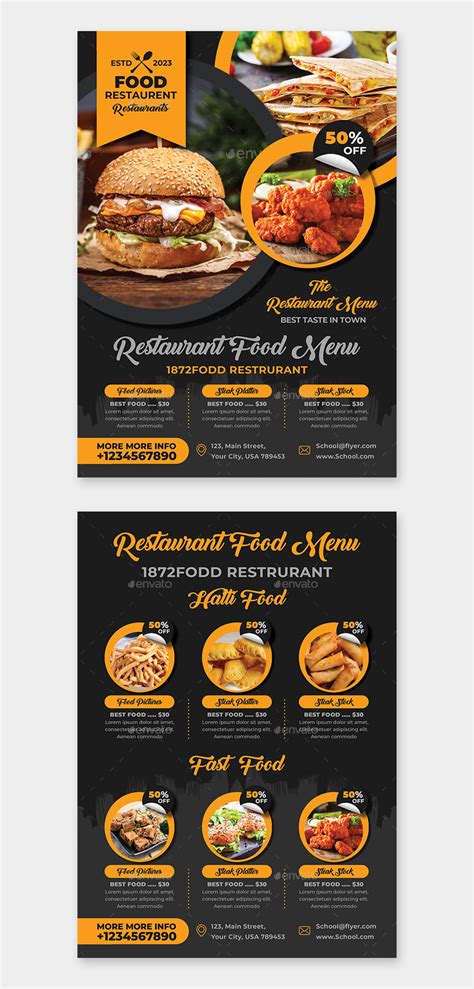 Restaurant Menu Template PSD - ksioks