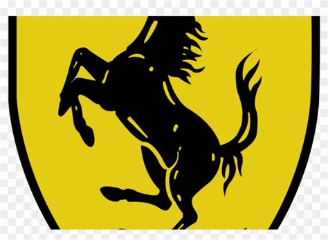 1024 X 600 6 - Ferrari Logo Black And White, HD Png Download - 1024x600 ...