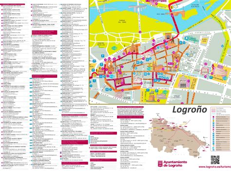 Logroño Tourist Attractions Map - Ontheworldmap.com