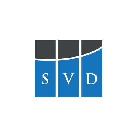 SVD letter logo design on white background. SVD creative initials ...