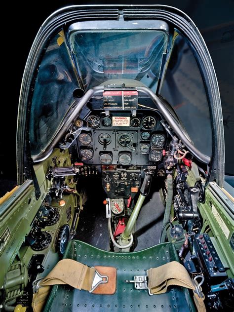 WW2 North American P-51 Mustang Fighter Cockpit Picture | eBay