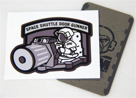 Space Shuttle Doorgunner Decal