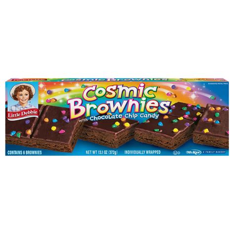 Little Debbie Cosmic Brownies with Chocolate Chip Candy - Shop Snack ...