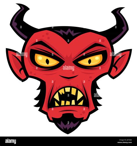 demon satan hell bad peccant wickedly evil halloween monster cartoon ...