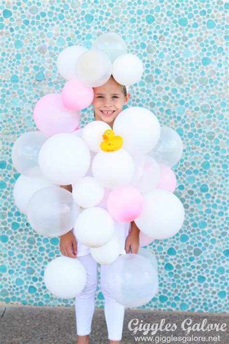 DIY Bubble Bath Halloween Costume - Giggles Galore