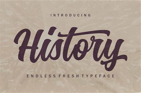 History Font Trio | History font, History lettering, History word