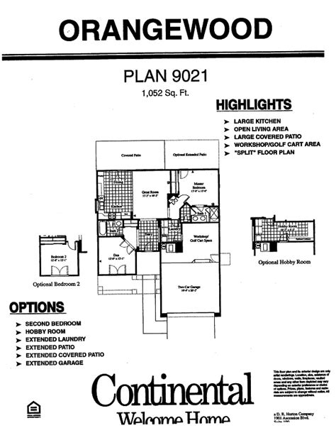 Continental Homes Floor Plans Arizona