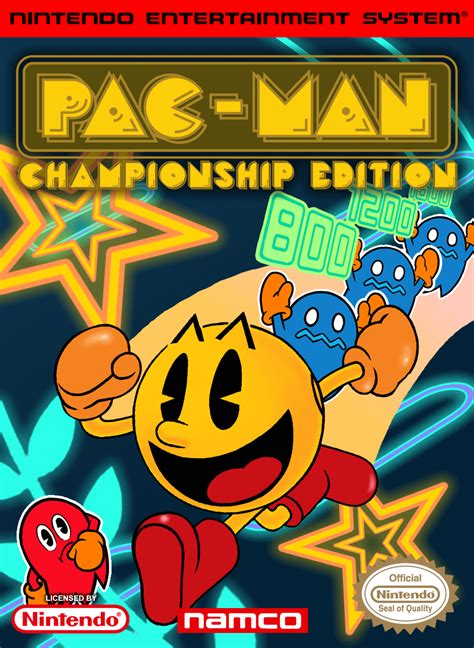 Custom "Pac-Man Championship Edition" NES box art : nes