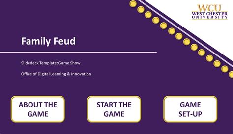 Free Family Feud School Game Show PowerPoint Template