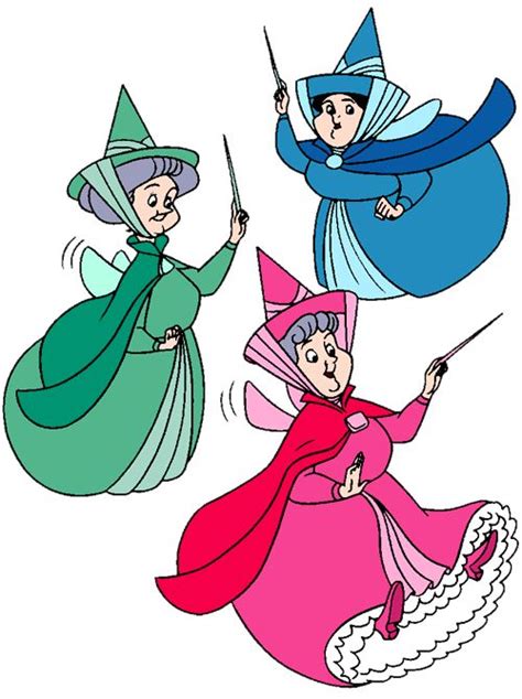 Flora and Fauna and Merryweather | Sleeping Beauty | Pinterest