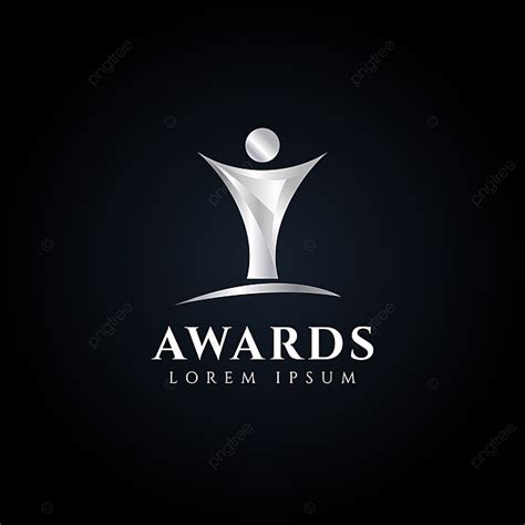 Award Cup Trophy Vector Art PNG, Silver Trophy Awards Logo Design ...