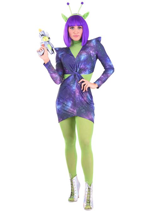 Sexy Cosmic Alien Halloween Costume