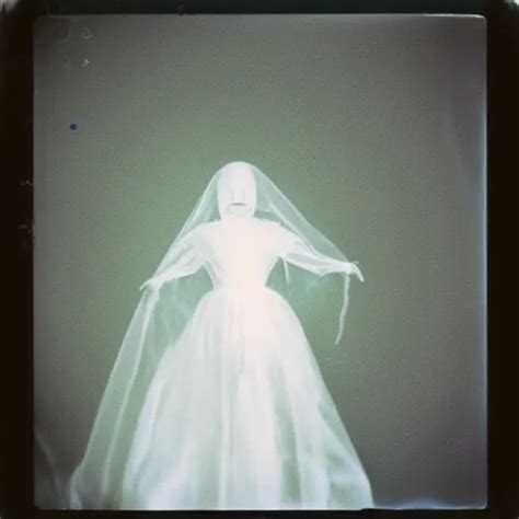 adorable floating ghost photo taken with a polaroid, | Stable Diffusion ...