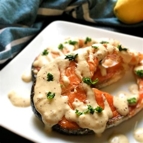 Easy Pan Seared Salmon Steak with Creamy Dijon Sauce | Amiable Foods