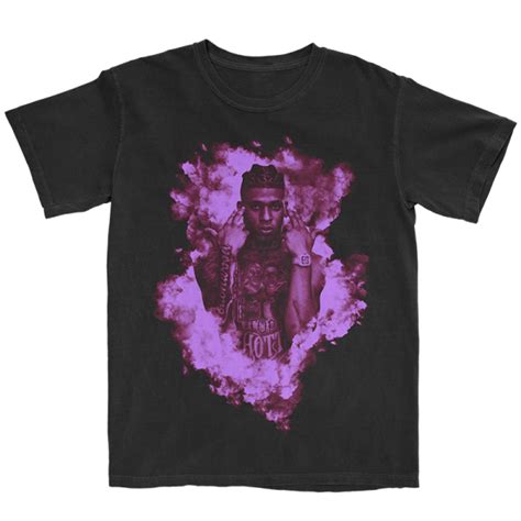 NLE Choppa Merch In Smoke Photo T-Shirt | WHAT’S ON THE STAR?