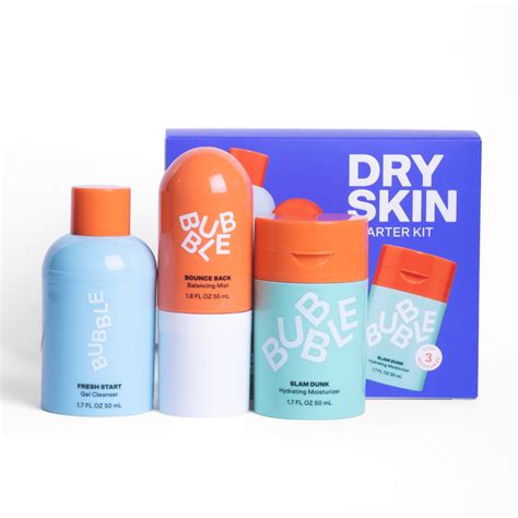 Bubble Skincare 3-Step Hydrating Routine Bundle, for Normal to Dry Skin ...