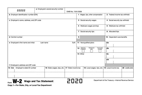 Printable Form W 2 Copy A - Printable Forms Free Online