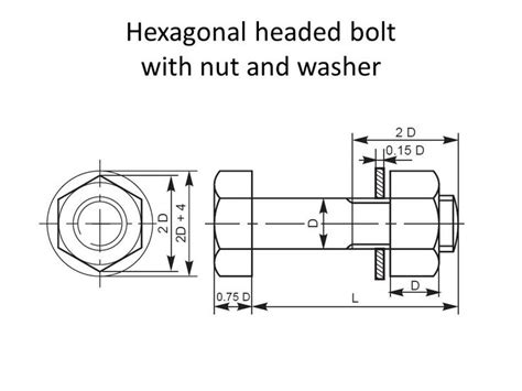 3d bolt and nut autocad drawing free download ...