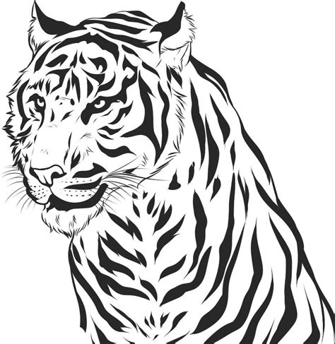 Hudtopics: Tiger Coloring Pages