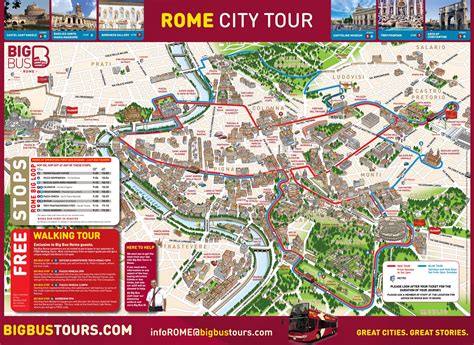 Printable Walking Map Of Rome