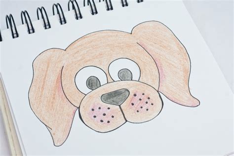 Dog Face Drawing Easy at GetDrawings | Free download