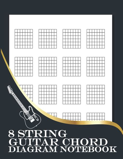 Buy 8 String Guitar Chord Diagram : 8 String Blank Guitar Chord Chart ...