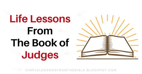 8 Life Lessons from The Book of Judges | Judges Bible Study - Free ...