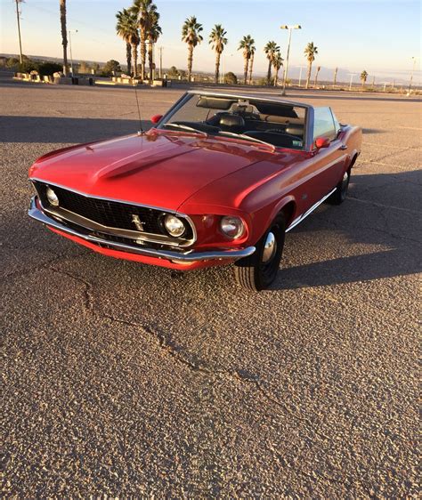 Red 1969 Mustang Convertible - Classic Ford Mustang 1969 for sale