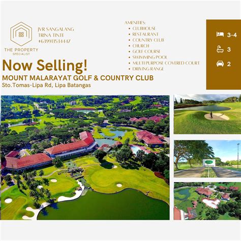 Residential Lots For Sale! Mt. Malarayat Golf & Country Club Lipa [Lot ...